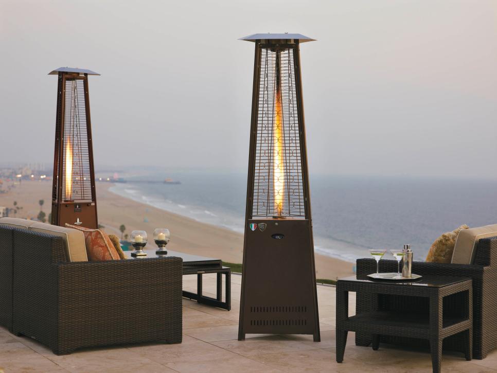 Patio heaters are great for colder temperatures